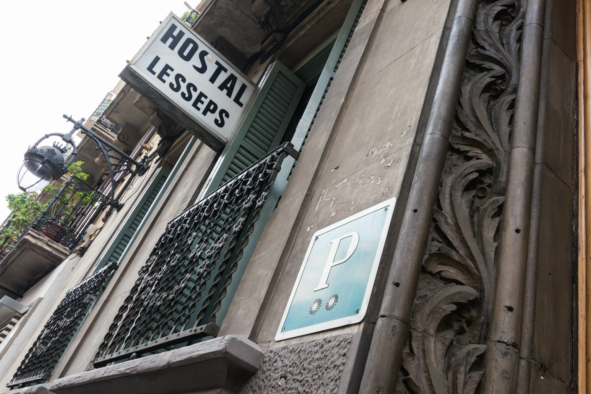 Hostal Lesseps Barcelona Ngoại thất bức ảnh